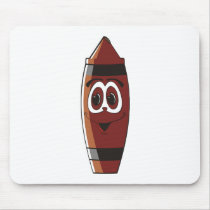 Brown Cartoon Crayon
