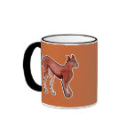 Brown Celtic Brindle Greyhound Mugs