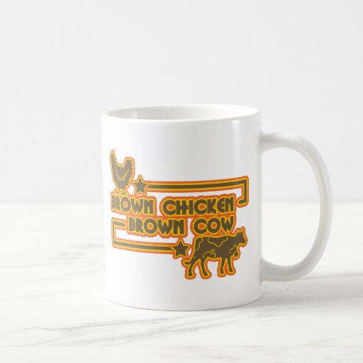 Brown Chicken Brown Cow Coffee Mugs