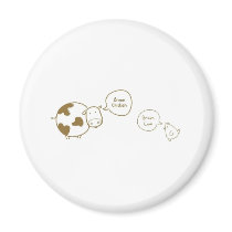 brown chicken brown cow refrigerator magnet