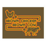 Brown Chicken Brown Cow Post Card