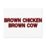 Brown Chicken Brown Cow Postcards