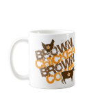 Brown Chicken Brown Cow - Vintage Orange Mug