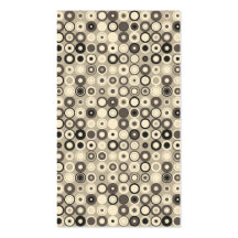 Brown circles business card