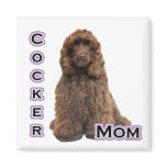 Brown Cocker Spaniel Mom 4 - Magnet