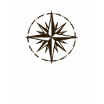 Brown Compass Rose T-Shirt