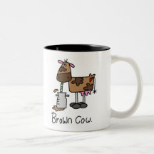 Brown Cow T-shirts and Gifts Coffee Mugs