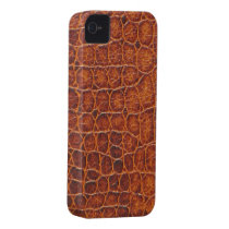 Brown Crocodile Skin iPhone 4 4s Barely There Case Case-mate Iphone 4 Case