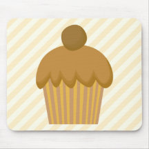 Brown Cupcake. Mousepad