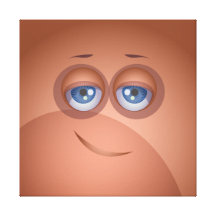 Brown Cutie Bubble Canvas Canvas Prints