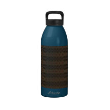 Brown Diamonds Water Bottle