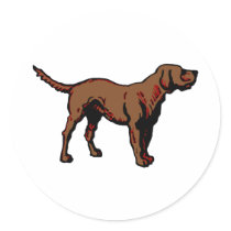 Brown Dog stickers