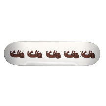 Brown Dog Skateboard Deck