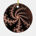Brown d'or - remous de fractale colorés par café ornements