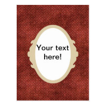 Brown dots post cards