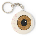 brown eyeball key chains