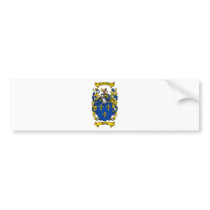 BROWN FAMILY CREST -  BROWN COAT OF ARMS BUMPER STICKER
