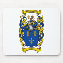 BROWN FAMILY CREST -  BROWN COAT OF ARMS MOUSE PAD