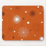 Brown flowers - Mousepad