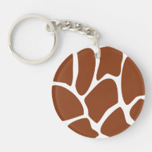 Brown Giraffe Print Pattern.