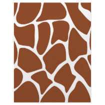 Brown Giraffe Print Pattern. Letterhead