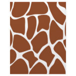 Brown Giraffe Print Pattern. letterhead
