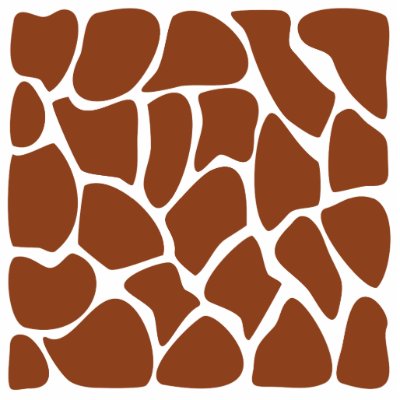 Brown Giraffe Print Pattern. Cut Outs by Graphics_By_Metarla