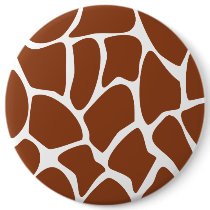 Brown Giraffe Print Pattern. Pins