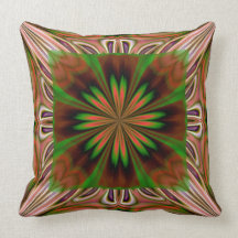 Brown Green American MoJo Pillows