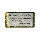Brown green grass background design photo custom address labels