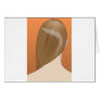 Brown Hair Lady Card