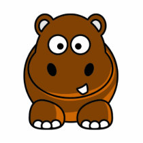 Brown Hippo  Photo Sculpture