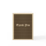 Brown Houndstooth Handsome Gentlemen's Pattern Greeting Card
