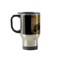 Brown hyena wildlife mugs
