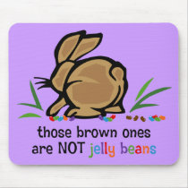 Brown Jelly Beans Mouse Pads