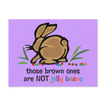 Brown Jelly Beans Postcard