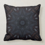 Brown Kaleidoscope Pillow