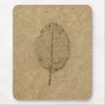 Brown Leaf fossil Mouse Pad