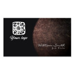 Brown leather Business Cards Tarjeta De Visita