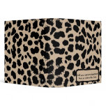 Brown Leopard Print  Keepsake Album Binder