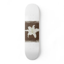 Brown Lily skateboard