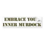 Brown Murdock Bumper Sticker
