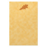 Brown Oak Leaf Design. Stationery Paper