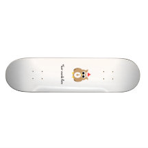 Brown owl santa skate decks