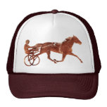 Brown Pacer Silhouette Trucker Hats