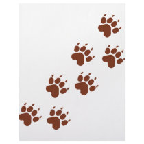brown pad traces icon personalized letterhead