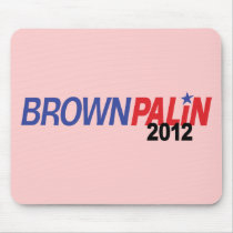 Brown Palin 2012 Mouse Pad