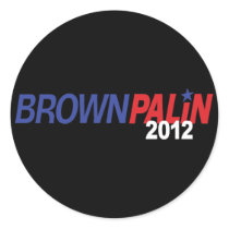 Brown Palin 2012 Sticker
