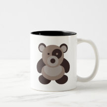 Brown Panda Bear Mug