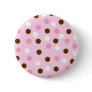 Brown & Pink Polka Dots